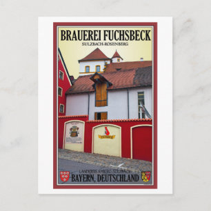 Sulzbach-Rosenberg - Brauerei Fuchsbeck Postcard