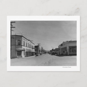 Sumas, WA - View of Downtown Street Photograph Postcard