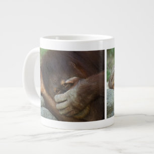 Sumatran Orangutan, Pongo pygmaeus Large Coffee Mug