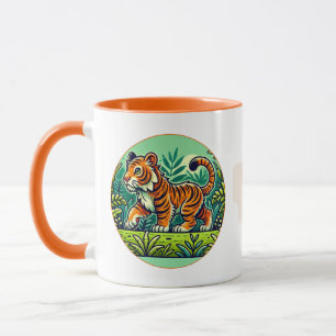 "Sumatran Tiger Mug – Jungle Design