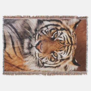 Sumatran Tiger Throw Blanket