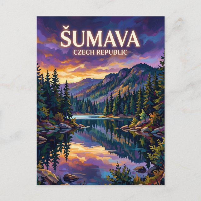 Šumava National Park Czech Republic Postcard (Front)