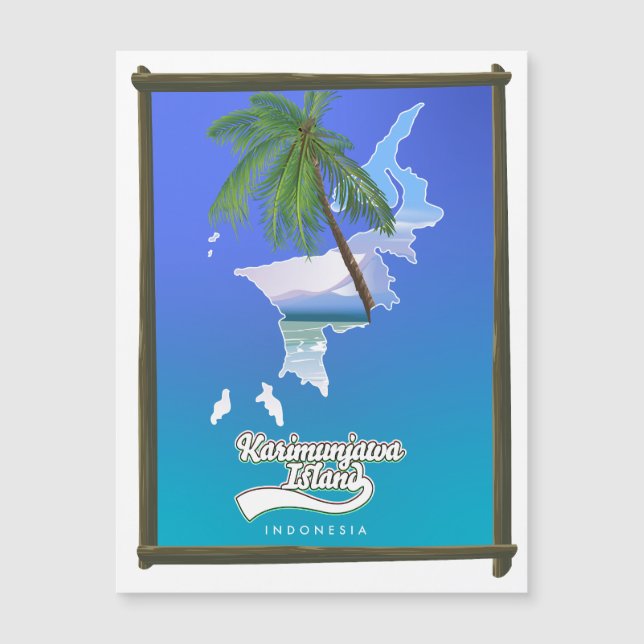 Sumba Island Indonesia travel map (Front)