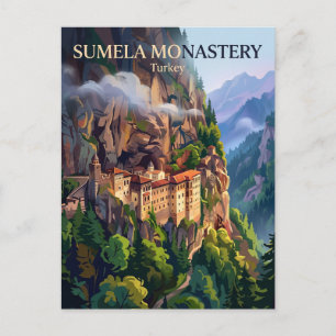 Sumela Monastery Turkey Postcard