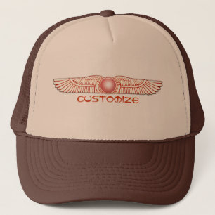 Sumerian Anunnaki Winged Sun Disc Trucker Hat