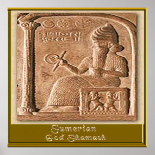Sumerian God Samash Poster