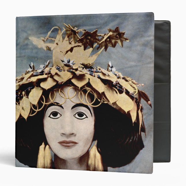 Sumerian headdress worn by Queen Shub-ad Binder (Front/Inside)