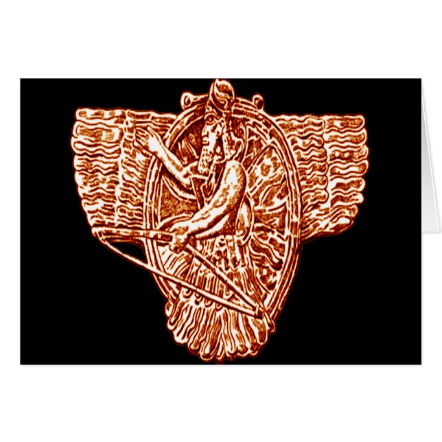 *Sumerian Mythology*  Winged Gods (Front Horizontal)