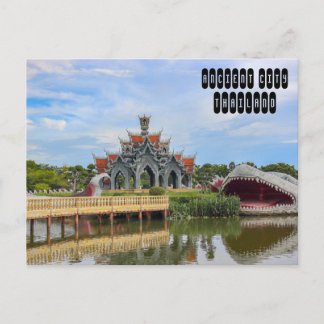 Sumeru Mountain in Ancient City Holiday Postcard