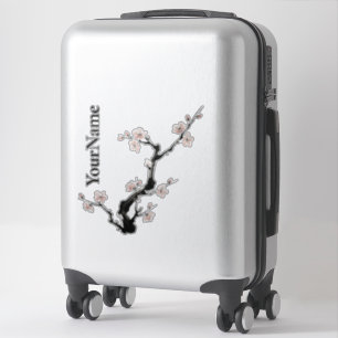 Sumi-E Ink   Cherry Blossom   Custom Vinyl Sticker