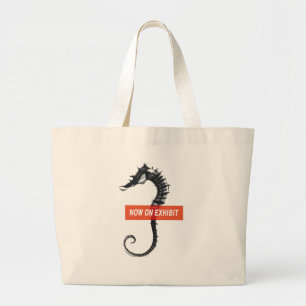 SUMI-e Tote Seahorse