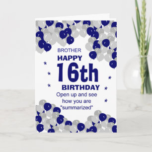 summarized birthday brother card