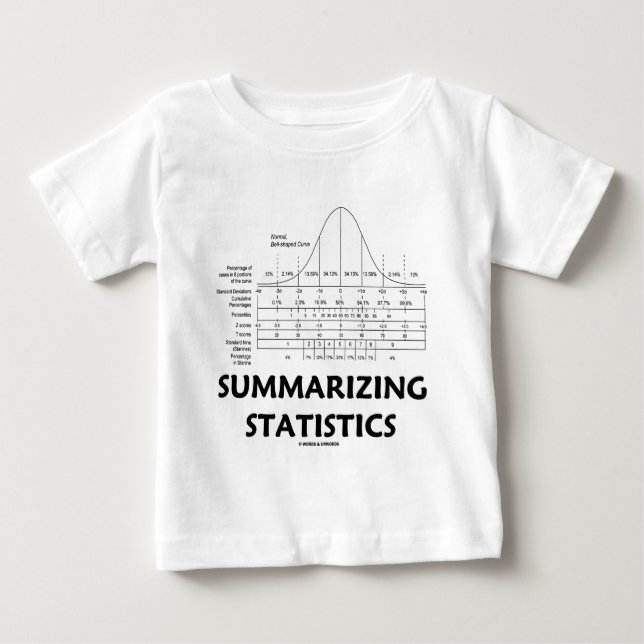 Summarizing Statistics Baby T-Shirt (Front)