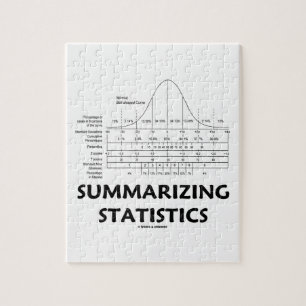 Summarizing Statistics (Bell Curve Distribution) Jigsaw Puzzle