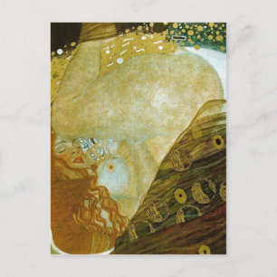 Summary Description Danae, Oil on canvas, 77 x 83 Postcard
