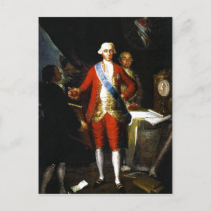 Summary Description El conde de Floridablanca y Go Postcard