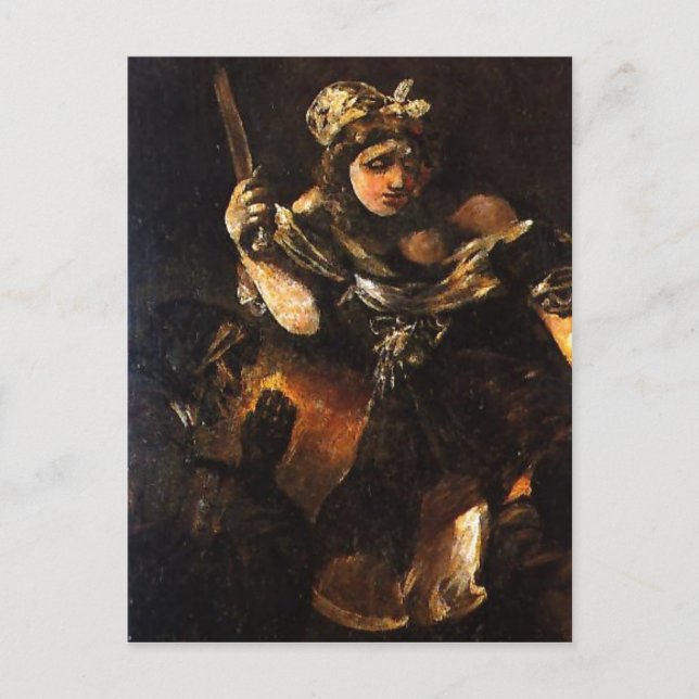 Summary Description Judith y Holofernes. Pintura a Postcard (Front)