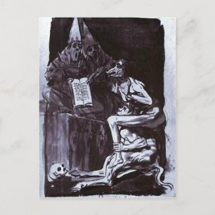 Summary Francisco de Goya y Lucientes: Brujas a bo Postcard