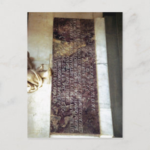Summary Italiano: Epitaffio Michelangelo Buonarrot Postcard