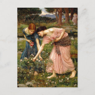 Summary John William Waterhouse (1849-1917) Gather Postcard