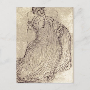 Summary Klimt, Gustav Studie f?r das Gem?lde Bildn Postcard