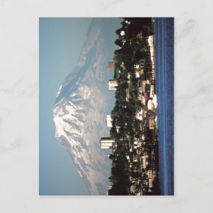 Summary Mount Rainier over Tacoma, Washington, USA Postcard