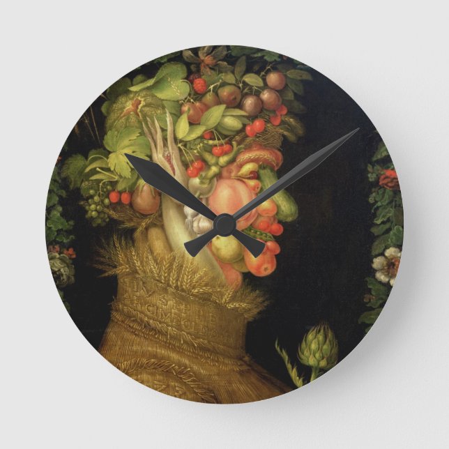 Summer, 1573 round clock (Front)