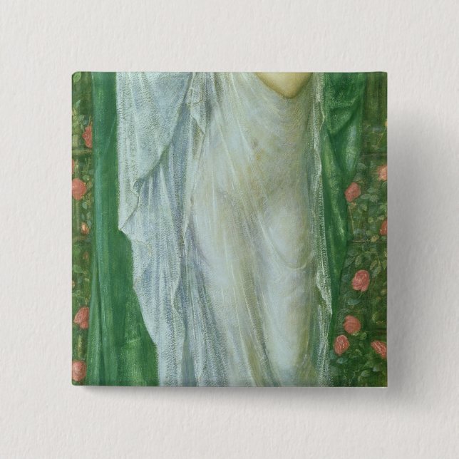 Summer, 1869-70 2 inch square button (Front)