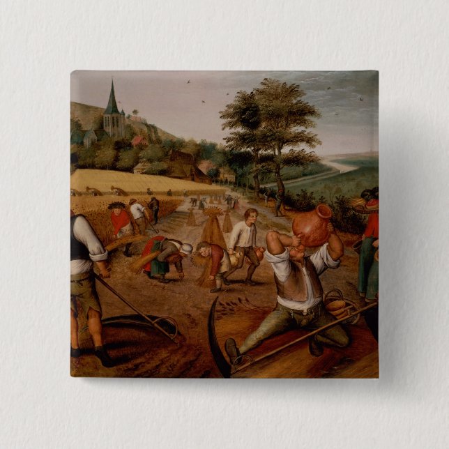 Summer 2 Inch Square Button (Front)