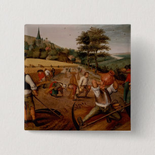 Summer 2 Inch Square Button