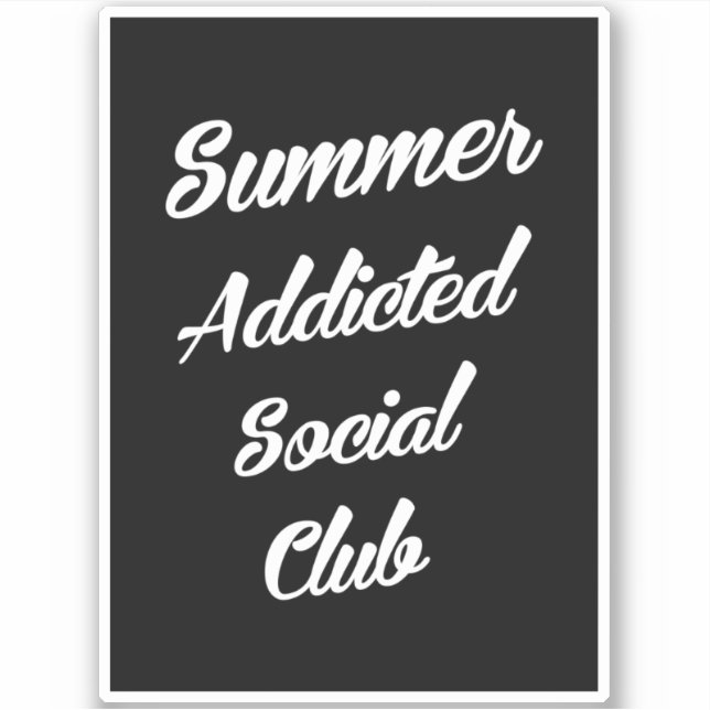 Summer Addicted Social Club (Front)