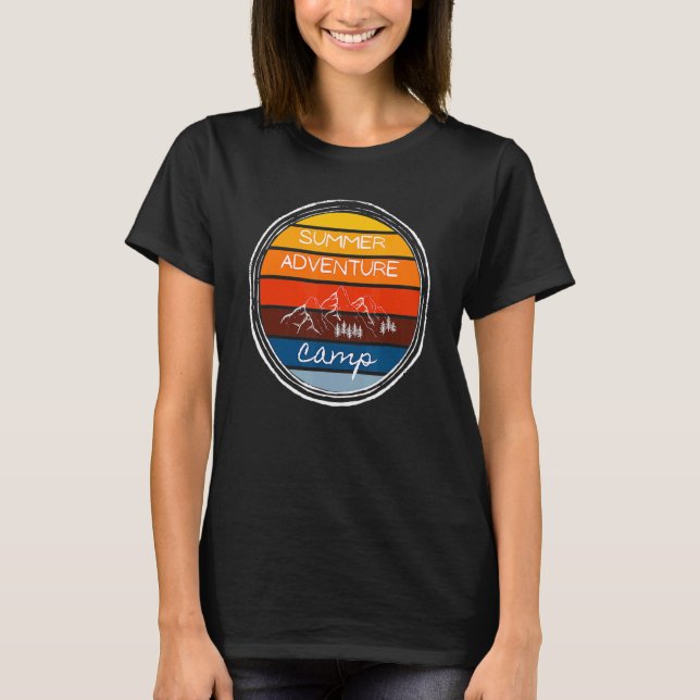 Summer Adventure Awaits Camper 5 T-Shirt (Front)