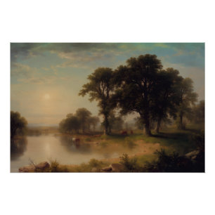 Summer Afternoon (1865) - Asher Brown Durand Poster