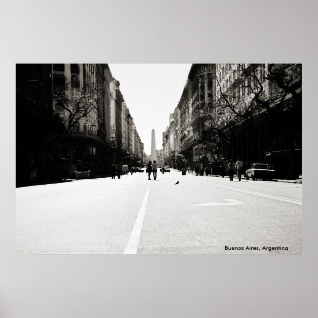 Summer Afternoon Buenos Aires Poster (Front)