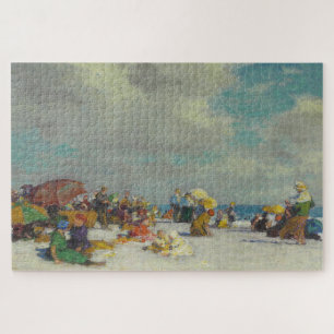 Summer Afternoon on the Beach (by E.H. Potthast) Jigsaw Puzzle