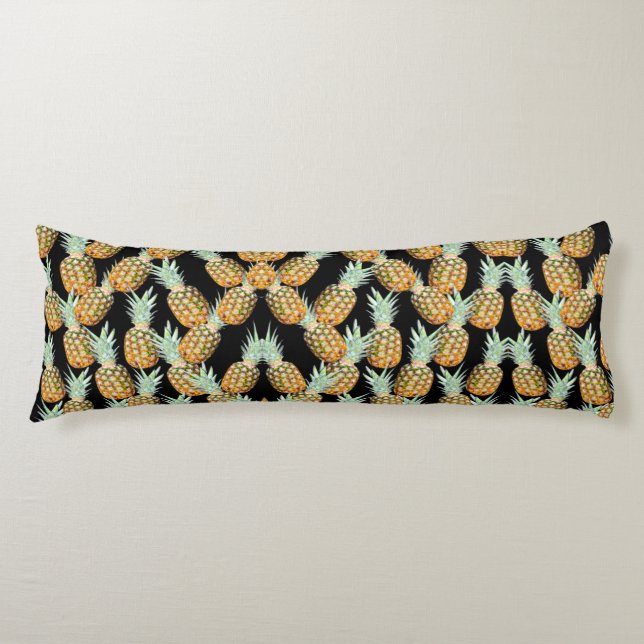 summer aloha hawaiian tropical fruit pineapple body pillow (Front)