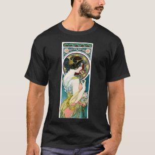 Summer -Alphonse Mucha -Art Nouveau Mucha -Vintage T-Shirt