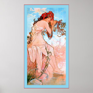 Summer ~ Alphonse Mucha Poster