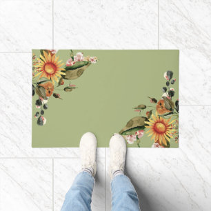 Summer and Fall Flowers  Doormat