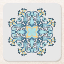 Summer Aquamarine | Paper Coaster