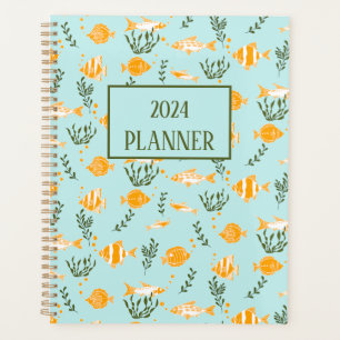 Summer Aquatic Fishes Pattern Planner