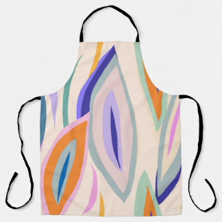 Summer Art: Creative Collage Pattern Apron