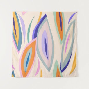 Summer Art: Creative Collage Pattern Tapestry