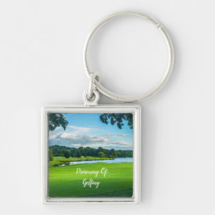 Summer At The Golf Course Keychain