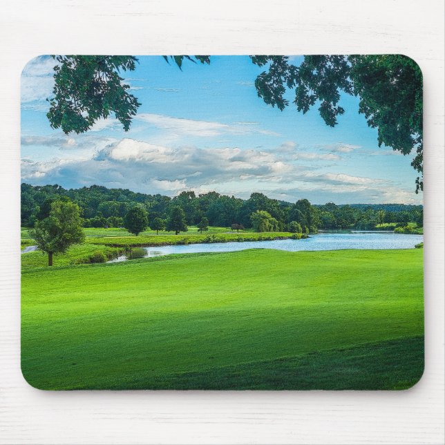 Summer At The Golf Course Mouse Pad (Front)