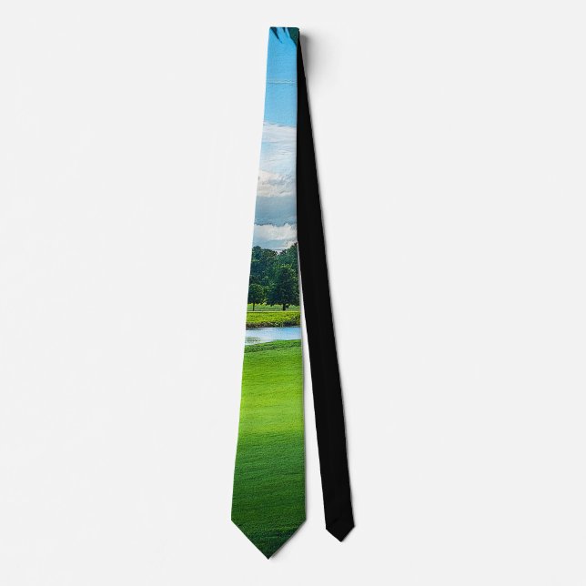 Summer At The Golf Course Tie (Front)