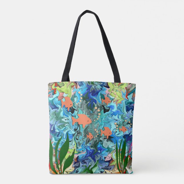 Summer at the Pond.... Tote Bag (Back)