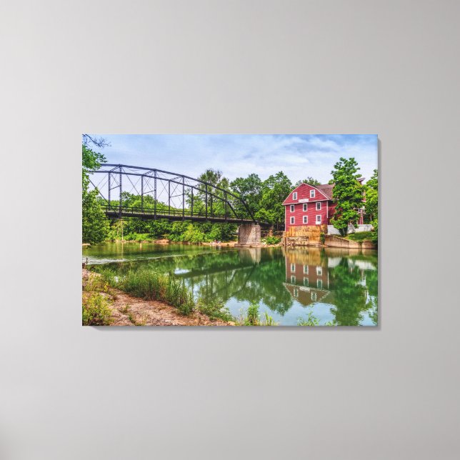 Summer At War Eagle Mill Canvas Print (Front)