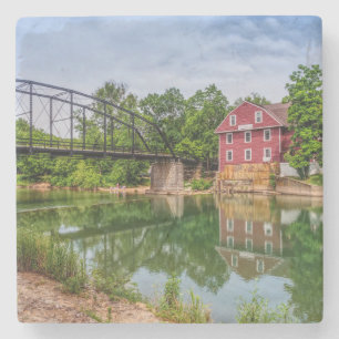 Summer At War Eagle Mill Stone Coaster