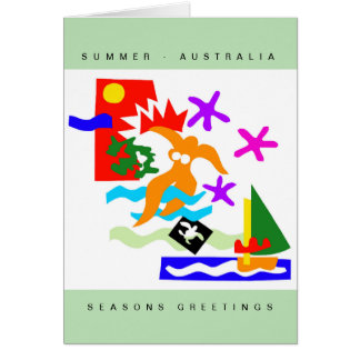 SUMMER- Australia - Australian Christmas card